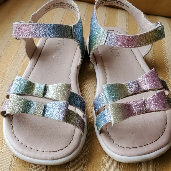 The Children's Place Other - 🐷 Childrens place glitter open toe sandals